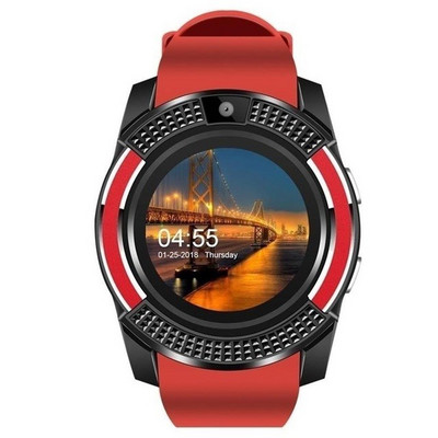 Uniszex Bluetooth okosóra kamerával és SIM-kártya nyílással