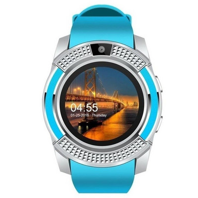 Uniszex Bluetooth okosóra kamerával és SIM-kártya nyílással
