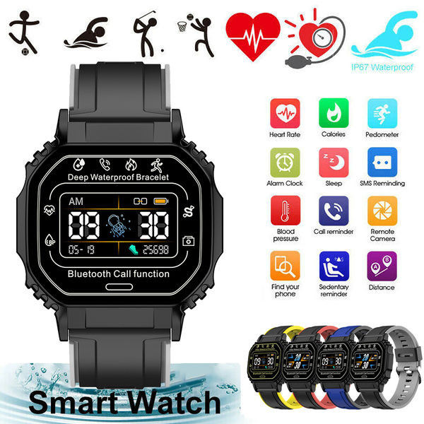 Унисекс смарт часовник подходящ за фитнес-водоустойчив