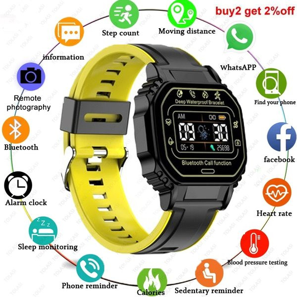 Унисекс смарт часовник подходящ за фитнес-водоустойчив