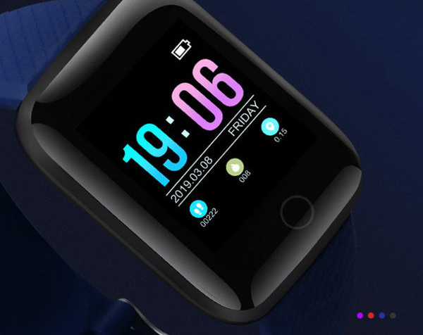 Ceas inteligent cu ecran tactil - pași de măsurare