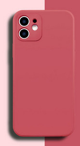 Ühevärviline silikoonist ümbris iPhone`ile