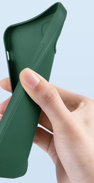 Μονόχρωμη θήκη σιλικόνης για iPhone