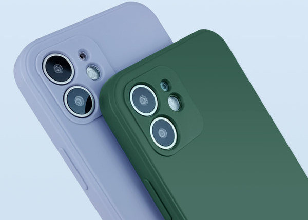 Μονόχρωμη θήκη σιλικόνης για iPhone