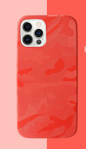 Husa din silicon pentru iPhone cu model de camuflaj