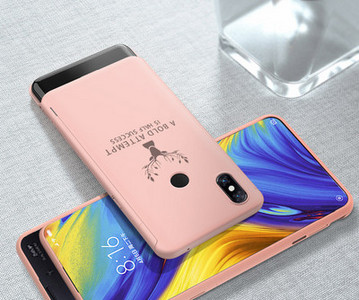 Védő szilikon tok szélvédő alkalmazással és Xiaomi MIX3 felirattal