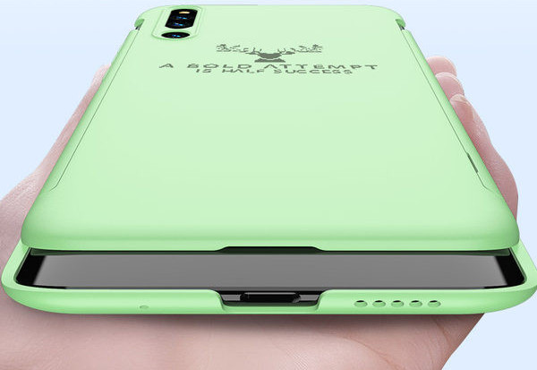 Aizsargājošs silikona maciņš ar vējstikla aplikāciju un uzrakstu priekš Xiaomi MIX3