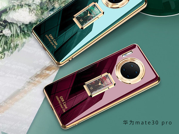 Huawei Mate30 ümbris, mille tagaküljel on analoogkell