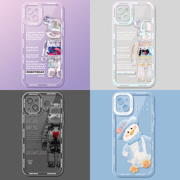 Silikonska maska za iPhone sa 3D elementom