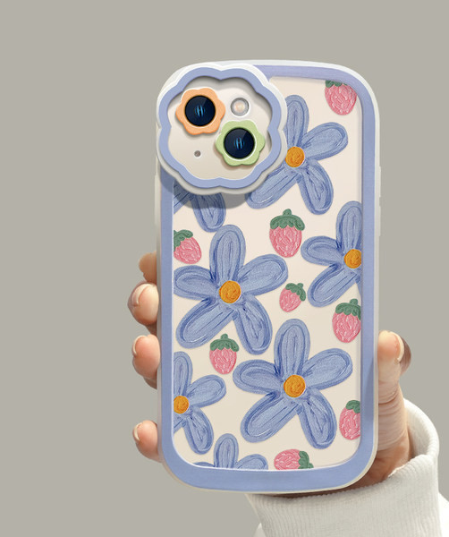 Uue mudeli lillemustriga silikoonümbris - sobib iPhone`ile