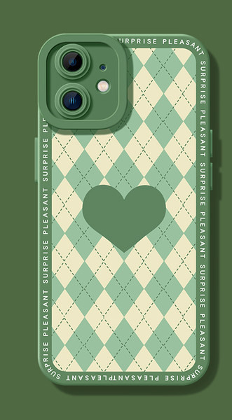 Γυναικεία θήκη σιλικόνης με εφαρμογή και επιγραφή για iPhone