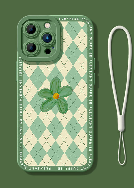 Γυναικεία θήκη σιλικόνης με εφαρμογή και επιγραφή για iPhone