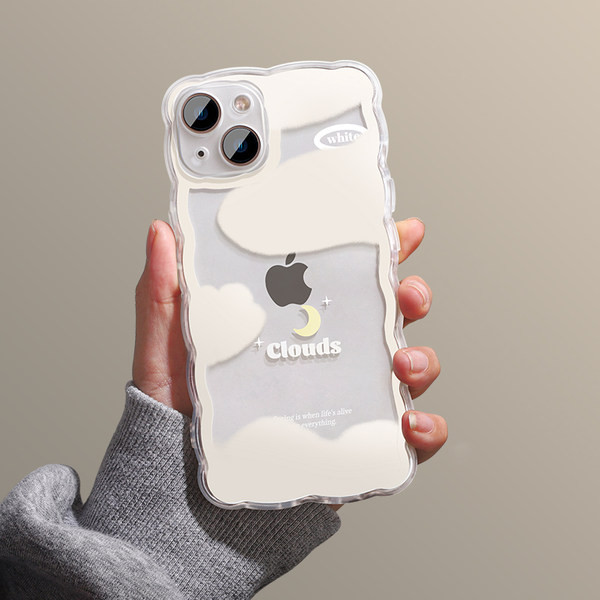 Silikona caurspīdīgs maciņš priekš iphone