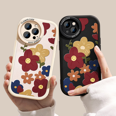 Husa iPhone cu model floral