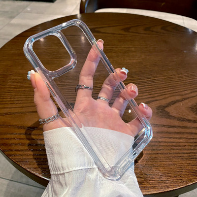 Läbipaistev silikoonist ümbris iPhone`ile