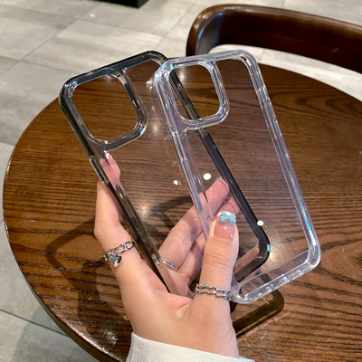 Läbipaistev silikoonist ümbris iPhone`ile