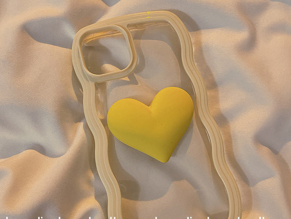 Θήκη σιλικόνης με κυματιστό σχήμα και τρισδιάστατο στοιχείο