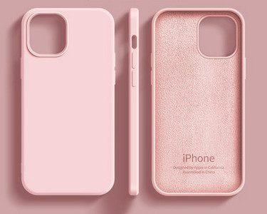 Ühevärviline silikoonümbris iPhone`ile