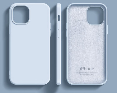 Ühevärviline silikoonümbris iPhone`ile
