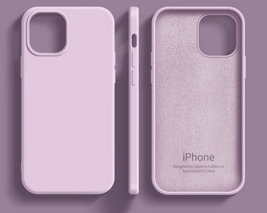 Ühevärviline silikoonümbris iPhone`ile