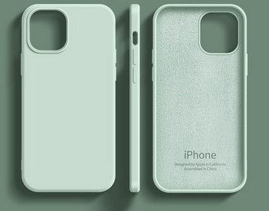 Ühevärviline silikoonümbris iPhone`ile