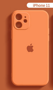 Ühevärviline silikoonist ümbris iPhone`ile