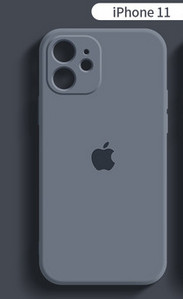 Ühevärviline silikoonist ümbris iPhone`ile