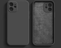 Ühevärviline silikoonist ümbris iPhone`ile