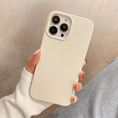 Husa din silicon monocolor pentru iPhone