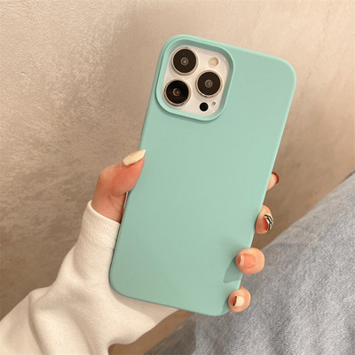 Husa din silicon monocolor pentru iPhone