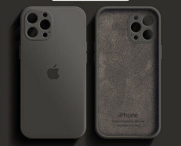 Ühevärviline silikoonist ümbris iPhone`ile