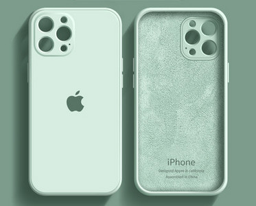 Ühevärviline silikoonist ümbris iPhone`ile