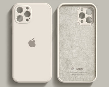 Ühevärviline silikoonist ümbris iPhone`ile