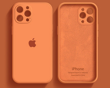 Ühevärviline silikoonist ümbris iPhone`ile
