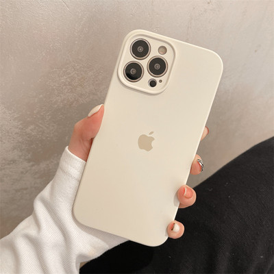 Silikoonist ühevärviline ümbris iPhone`ile