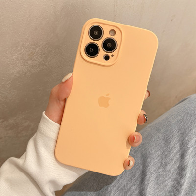 Silikoonist ühevärviline ümbris iPhone`ile