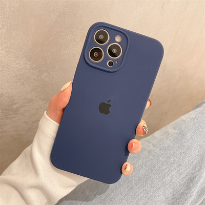 Silikoonist ühevärviline ümbris iPhone`ile
