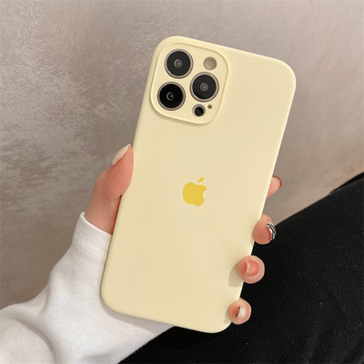 Silikoonist ühevärviline ümbris iPhone`ile
