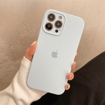 Silikoonist ühevärviline ümbris iPhone`ile