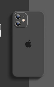 Ühevärviline silikoonist ümbris iPhone`ile
