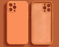 Ühevärviline silikoonist ümbris iPhone`ile