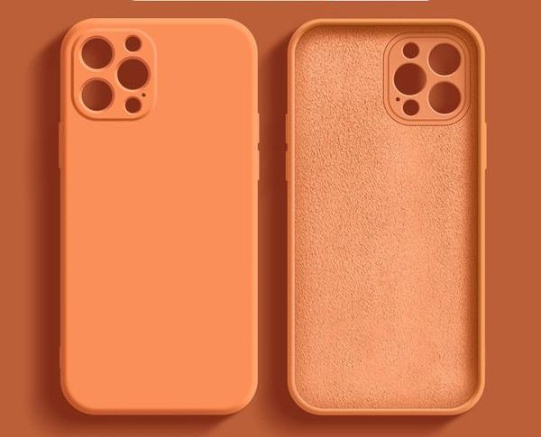 Husa din silicon dintr-o culoare pentru iPhone