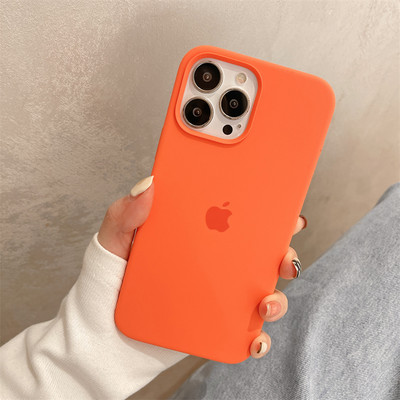 Kaitsev ühevärviline pealdisega ümbris iPhone`ile