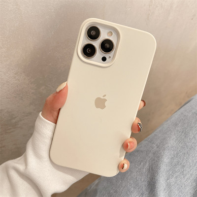 Kaitsev ühevärviline pealdisega ümbris iPhone`ile