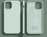 Ühevärviline silikoonist ümbris iPhone`ile