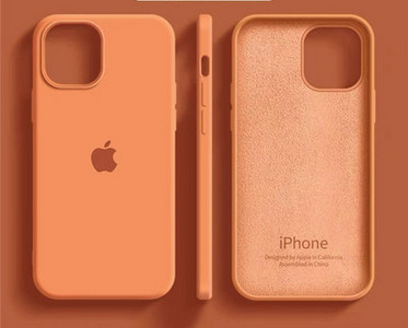 Ühevärviline silikoonist ümbris iPhone`ile