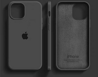 Ühevärviline silikoonist ümbris iPhone`ile