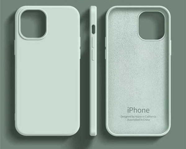 Vienas krāsas silikona maciņš priekš iPhone