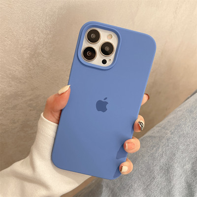 Silikoonist ühevärviline ümbris iPhone`ile