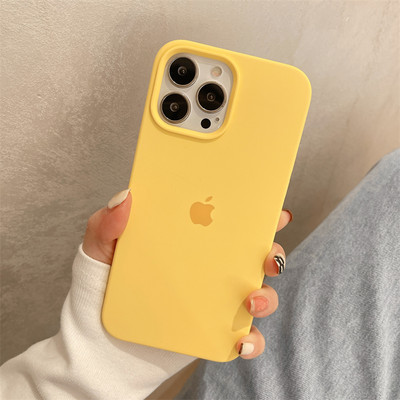 Silikoonist ühevärviline ümbris iPhone`ile